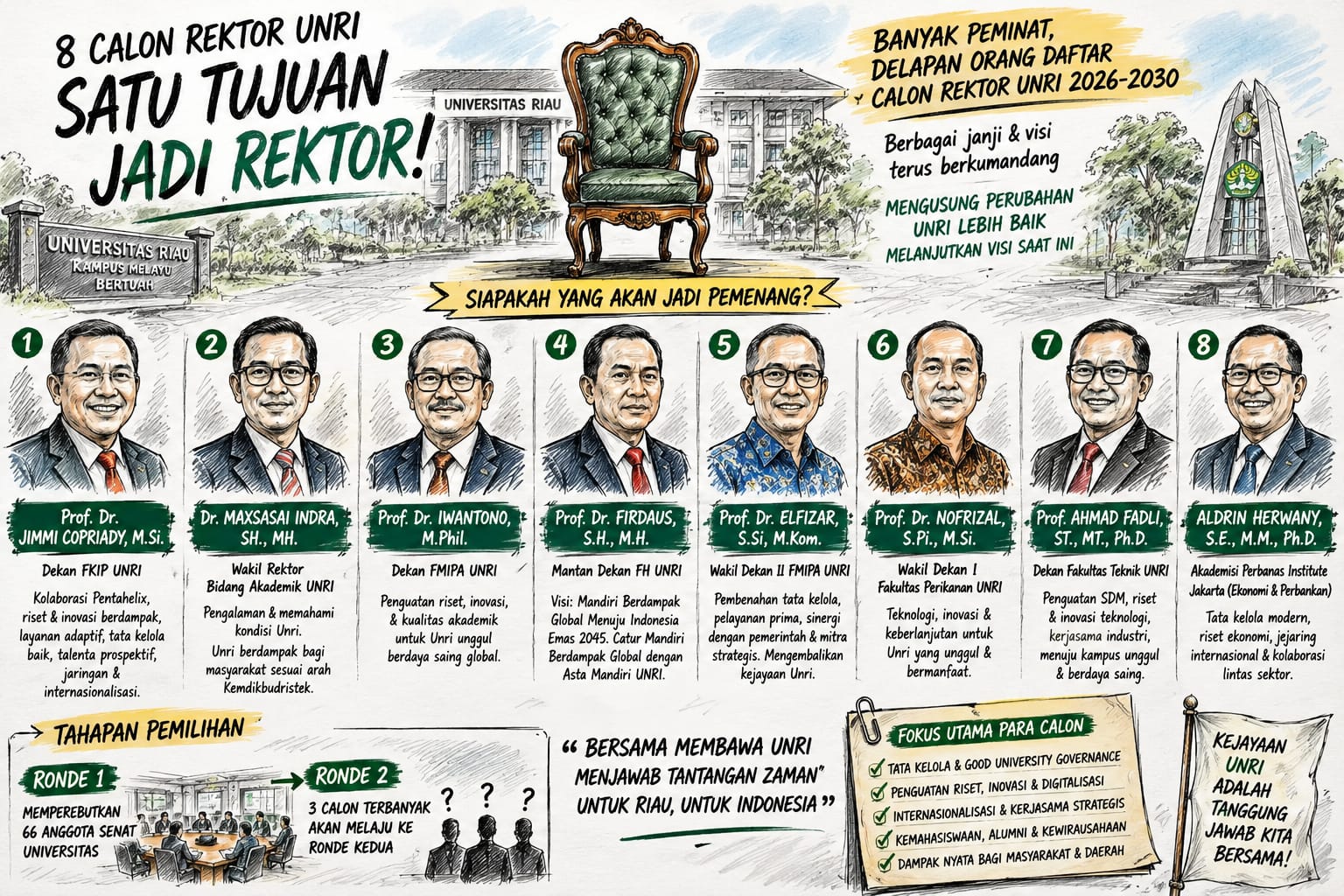 Iklan Pemilihan Rektor Lengkap 2026